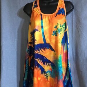 Palm Trees & Sunset Summer Beach Dress
